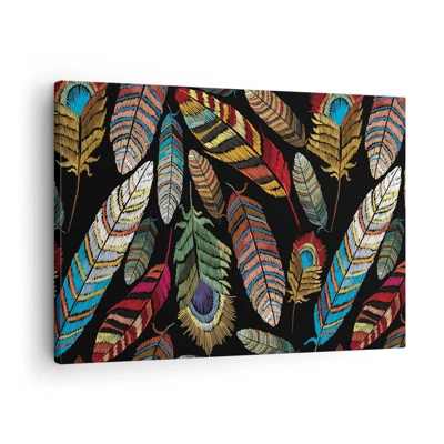 Canvas picture - Bird Carnival - 70x50 cm