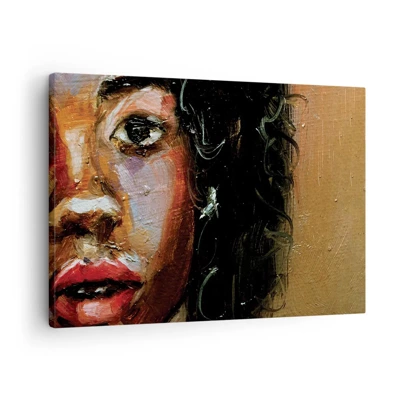 Canvas picture - Black and Shine - 70x50 cm