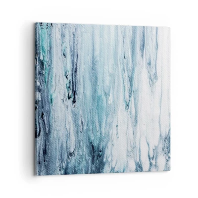 Canvas picture - Blue Icicles - 60x60 cm