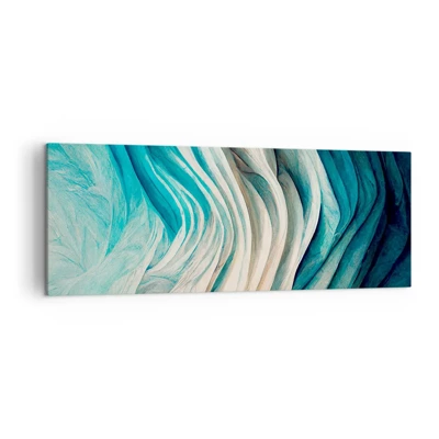 Canvas picture - Blue Insatiability - 140x50 cm