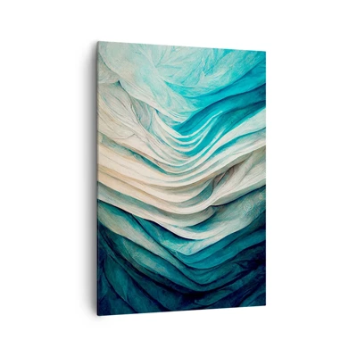 Canvas picture - Blue Insatiability - 70x100 cm