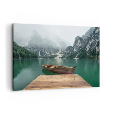 Canvas picture - Boat Found Solitude - 100x70 cm