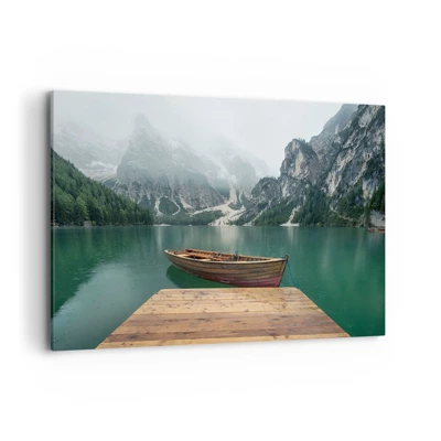 Canvas picture - Boat Found Solitude - 120x80 cm