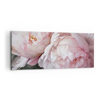 Canvas picture - Captured in Full Bloom - 100x40 cm