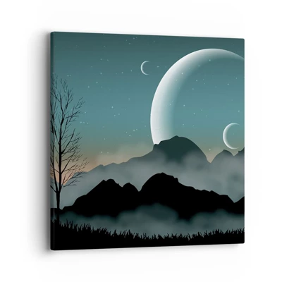 Canvas picture - Carnival of a Starry Night - 40x40 cm