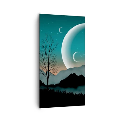 Canvas picture - Carnival of a Starry Night - 65x120 cm