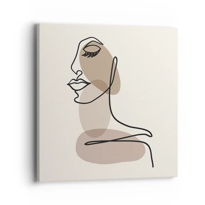 Canvas picture - Certain Line of Beauty - 40x40 cm