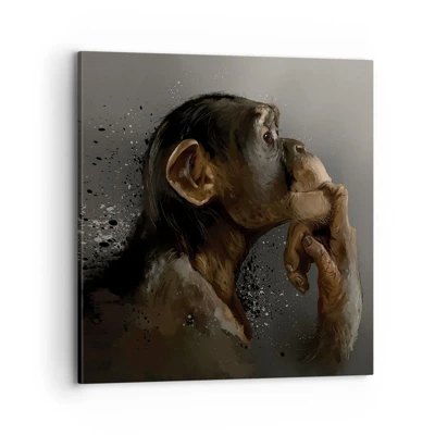 Canvas picture - Certainly a Thinker - 70x70 cm