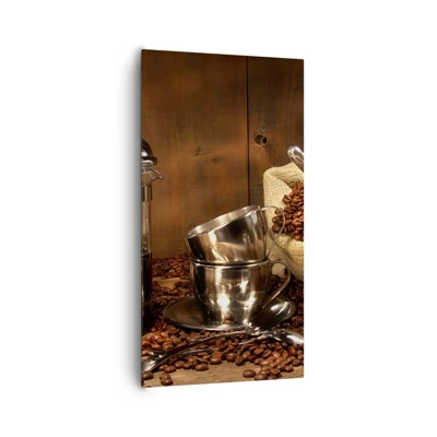 Canvas picture - Charm of Coffee - aroma and flavour - 65x120 cm