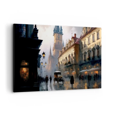 Canvas picture - Charm of Evening in Prague - 120x80 cm