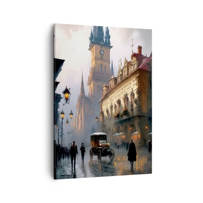 Canvas picture - Charm of Evening in Prague - 50x70 cm