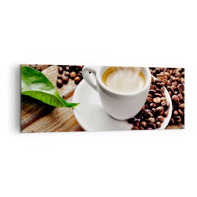 Canvas picture - Coffee Is Served - 140x50 cm