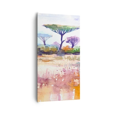 Canvas picture - Colour of Savannah - 65x120 cm