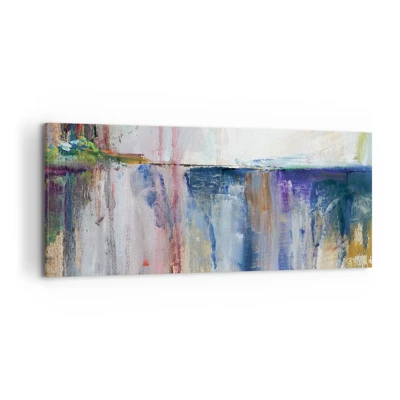 Canvas picture - Colourful Impressions an Associations - 120x50 cm