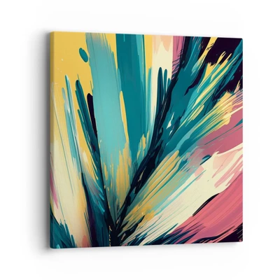 Canvas picture - Composition -Explosion of Joy - 40x40 cm