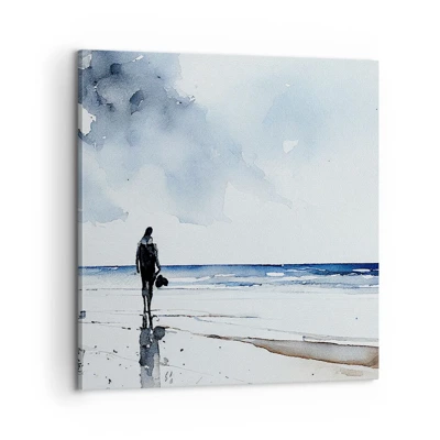 Canvas picture - Conversation with the Sea - 60x60 cm