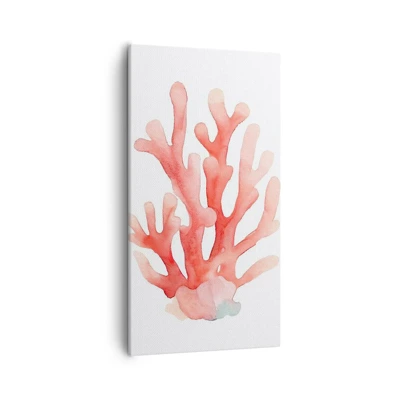 Canvas picture - Coral Colour Colars - 55x100 cm