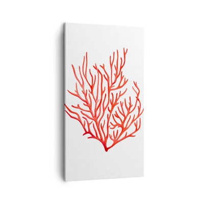 Canvas picture - Coral Filigree - 45x80 cm