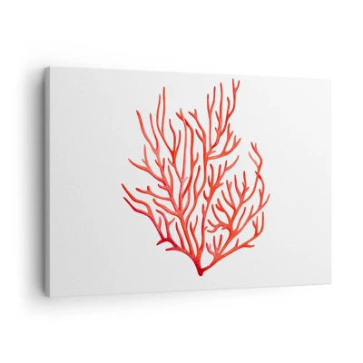 Canvas picture - Coral Filigree - 70x50 cm