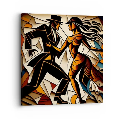 Canvas picture - Dance of Passion  - 30x30 cm