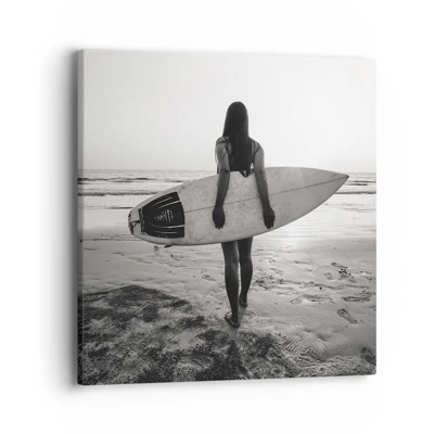 Canvas picture - Daughter of Sea Wave - 40x40 cm