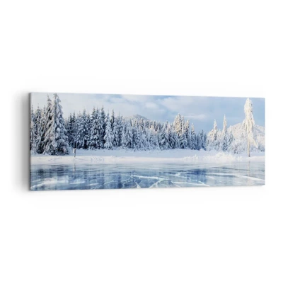 Canvas picture - Dazling and Crystalline View - 140x50 cm