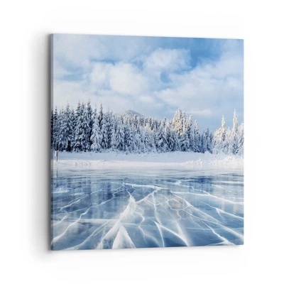 Canvas picture - Dazling and Crystalline View - 70x70 cm