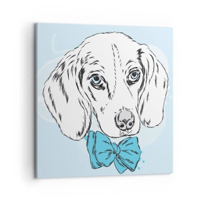 Canvas picture - Dog Elegance - 50x50 cm