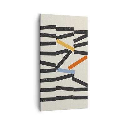 Canvas picture - Domino - Composition - 55x100 cm