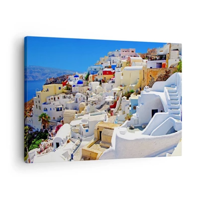 Canvas picture - Draming of a Greek Summer - 70x50 cm