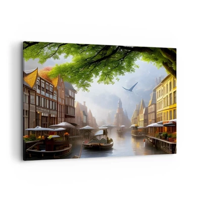 Canvas picture - Dutch Urban Landscape - 120x80 cm