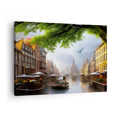 Canvas picture - Dutch Urban Landscape - 70x50 cm