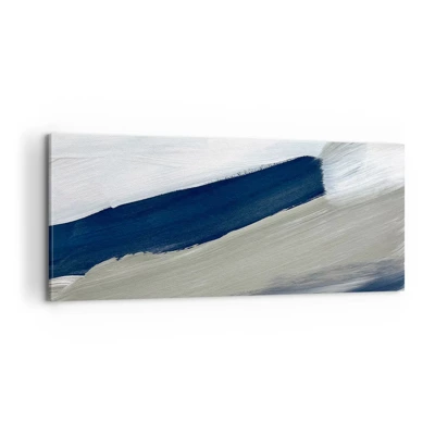 Canvas picture - Encounter with White - 100x40 cm