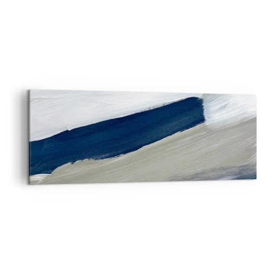 Canvas picture - Encounter with White - 140x50 cm