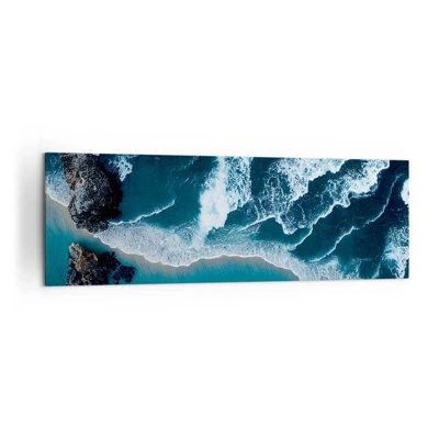 Canvas picture - Envelopped by Waves - 160x50 cm
