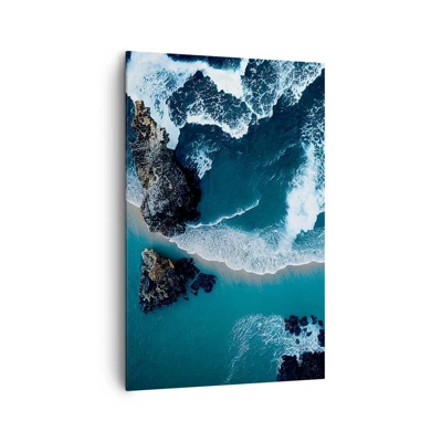 Canvas picture - Envelopped by Waves - 80x120 cm