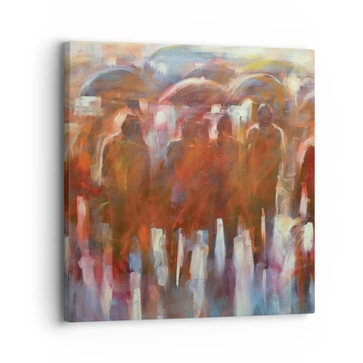 Canvas picture - Equal in Rain and Fog - 30x30 cm