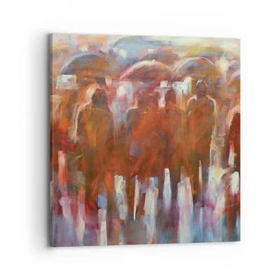 Canvas picture - Equal in Rain and Fog - 70x70 cm