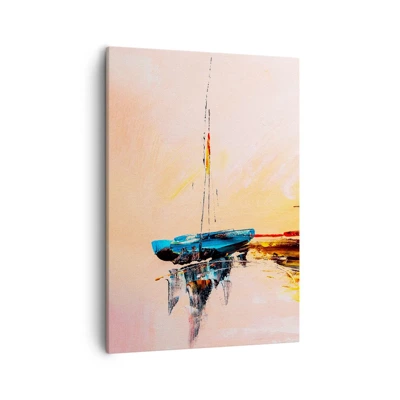 Canvas picture - Evening at the Harbour - 50x70 cm