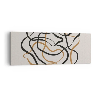 Canvas picture - Everything Is Tangled UP - 140x50 cm