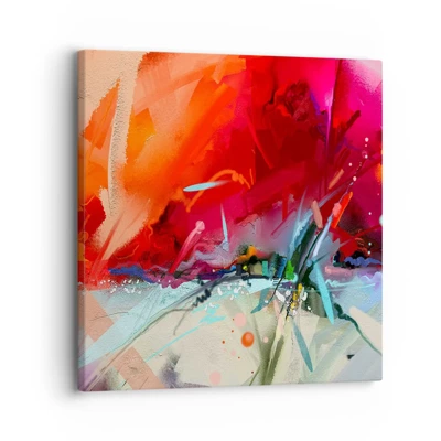 Canvas picture - Explosion of Lights and Colours - 30x30 cm