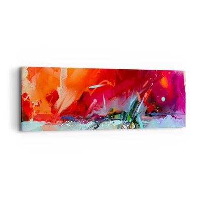 Canvas picture - Explosion of Lights and Colours - 90x30 cm