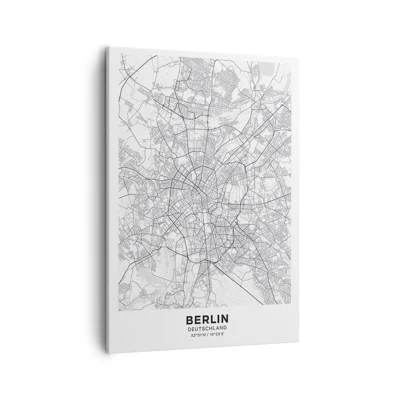 Canvas picture - Flower of Berlin - 50x70 cm