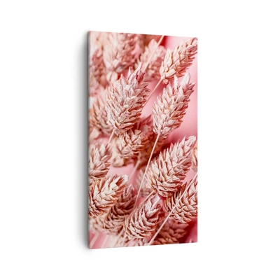 Canvas picture - Flowery Cascade in Pink - 45x80 cm