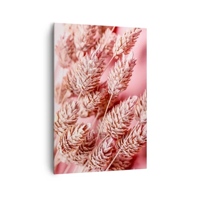 Canvas picture - Flowery Cascade in Pink - 70x100 cm