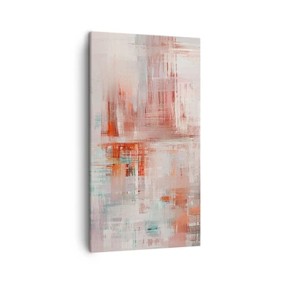 Canvas picture - Foggy but Pink - 45x80 cm