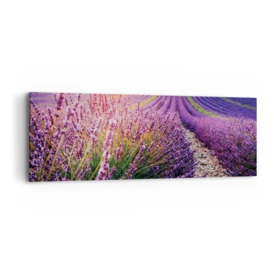 Canvas picture - Fragrant Field - 90x30 cm