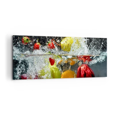 Canvas picture - Fruity Refreshment - 100x40 cm