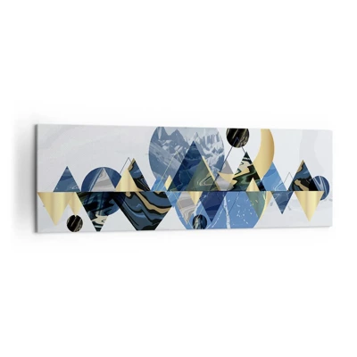 Canvas picture - Geometrical Landscape - 160x50 cm