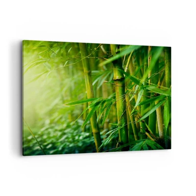 Canvas picture - Getting to Know the Green - 100x70 cm